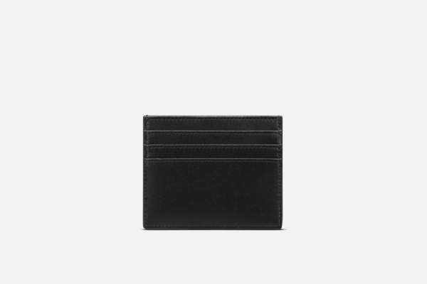 Vi Dior Card Holder 'Black CD Button' 2LECH135CDB-H00N