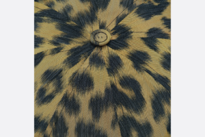 Mu Dior Beret 'Multicolor Taffeta Leopard Print' 243C900A5646-C289