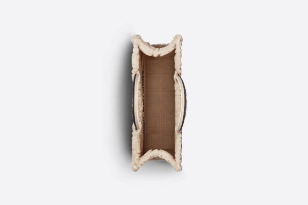 Tui Dior Large Book Tote 'Beige Cannage Shearling' M1286ZMBU-M918