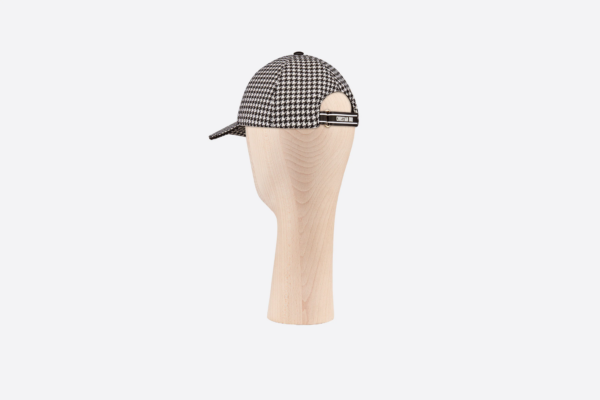 Mu Dior D-Player Cap 'Black White Wool' 25PDP922I120-C933