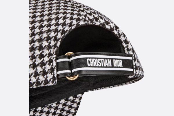 Mu Dior D-Player Cap 'Black White Wool' 25PDP922I120-C933