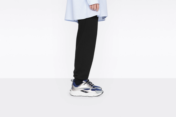 Giay Dior B22 Sneaker 'Blue Silver' 3SN231ZRZ-H865