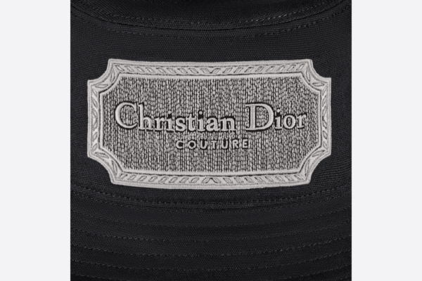 Mu Dior Couture Bucket Hat 'Black Canvas' 243C907E4511-C988