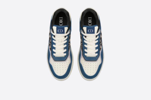 Giay Dior B27 Low 'Blue Cream Dior' 3SN272ZIR-H568