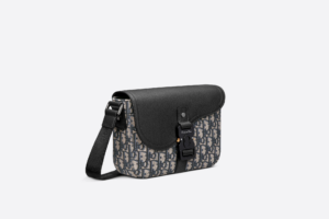 Tui Dior Mini Saddle Bag Strap 'Beige Dior Grained' 1ADPO049YKS-H27E