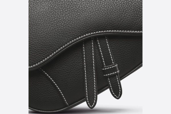 Tui Dior Mini Saddle Bag 'Black Grained' 1ADPO248YKK-H00N