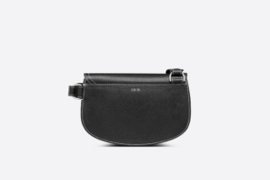 Tui Dior Saddle Pouch 'Black Grained Calfskin' 1ADPO044YKK-H00N