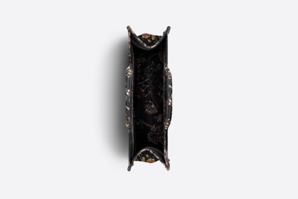 Tui Dior Large Book Tote 'Black Multicolor Jardin Botanique' M1286ZRZB0-M911