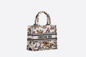 Tui Dior Book Tote Small 'White Multicolor Botanique' M1265ZRZB-M884