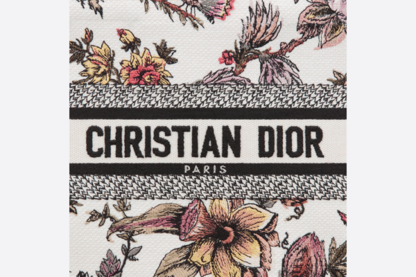 Tui Dior Book Tote Small 'White Multicolor Botanique' M1265ZRZB-M884