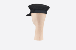 Mu Dior Travel Cap 'Black Blue Cotton' 31REV920X131-C588