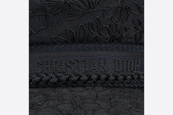Mu Dior Travel Cap 'Black Blue Cotton' 31REV920X131-C588