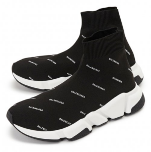 Alternative view of Giày Balenciaga Wmns Speed Trainer 'Black White'  525721-W0650-1006