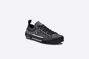 Giay Dior B23 Low 'Black Calfskin Dior' 3SN249YJP-H960