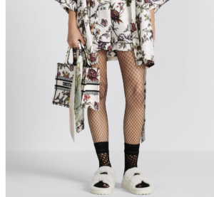 Tui Dior Book Tote Small 'White Multicolor Botanique' M1265ZRZB-M884