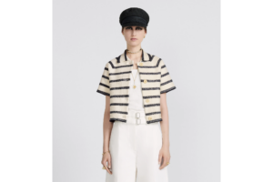 Mu Dior Travel Cap 'Black Blue Cotton' 31REV920X131-C588