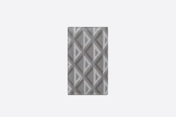 Vi Dior Long BI-Fold Card Holder 'Grey CD Diamond' 2ESCH147DCO-H42E