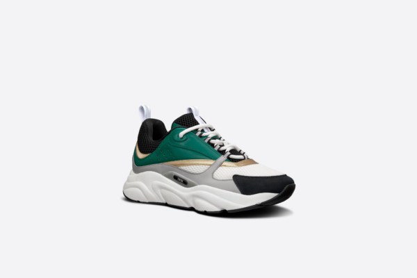 Giay Dior B22 Sneaker 'White Green' 3SN231ZTA-H668