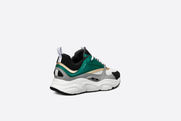 Giay Dior B22 Sneaker 'White Green' 3SN231ZTA-H668