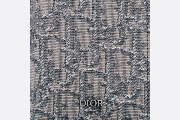 Vi Dior BI-Fold Card Holder 'Ruthenium' 2ESCH138DOS-H30Q