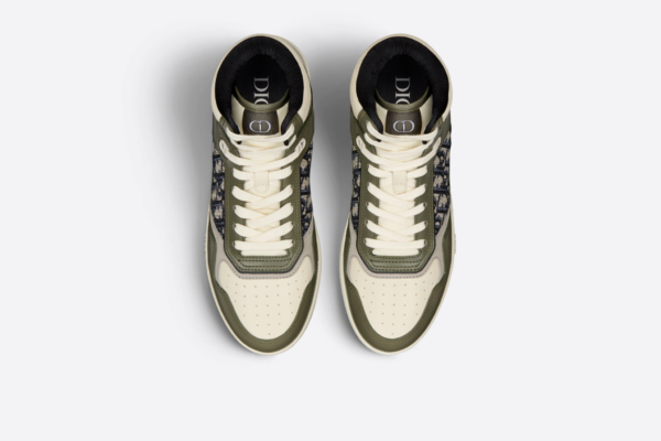 Giay Dior B27 High 'Olive Cream Dior' 3SH133ZIR-H661