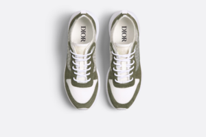 Giay Dior B25 Runner 'Olive Suede Dior' 3SN283ZMI-H066