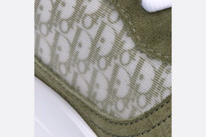 Giay Dior B25 Runner 'Olive Suede Dior' 3SN283ZMI-H066