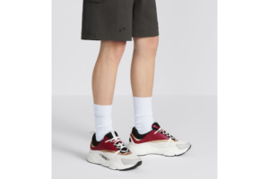 Giay Dior B22 Sneaker 'White Burgundy' 3SN231ZTA-H360