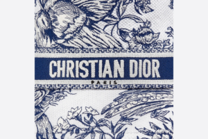 Mu Dior D-Bobby Small Brim Bucket Hat 'White Blue' 31JAR923X132-C082