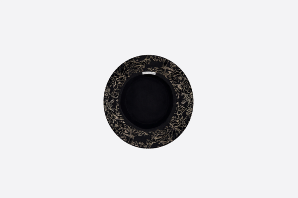 Mu Dior D-Bobby Small Brim Bucket Hat 'Black Gold' 31JAR923X134-C900