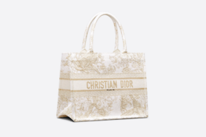Tui Dior Book Tote Medium 'Jardin Gold-Tone Metallic' M1296ZRZF-M981