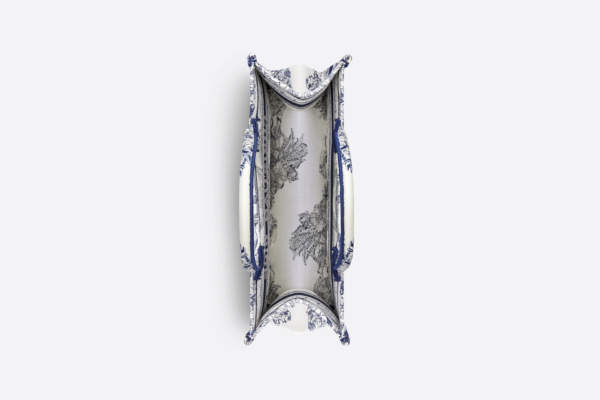 Tui Dior Book Tote Medium 'White Blue' M1296ZRVX-M933