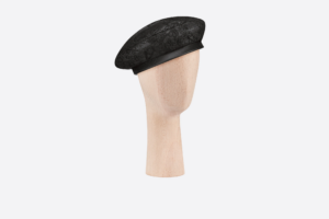 Mu Dior Arty Beret 'Black Lambskin' 31REV910X700-C900