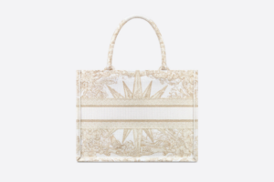 Tui Dior Book Tote Medium 'Gold-Tone Metallic' M1296ZRXV-M981