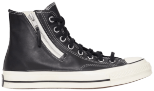 Giay Converse Chuck 70 Side Zip High 'Black Egret' 166721C