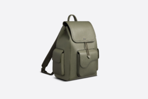 Tui Dior Saddle Backpack 'Olive Grained' 1ADBA161YKK-H635