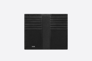 Vi Dior Long BI-Fold Card Holder 'Black CD Diamond' 2ESCH147DCO-H43E
