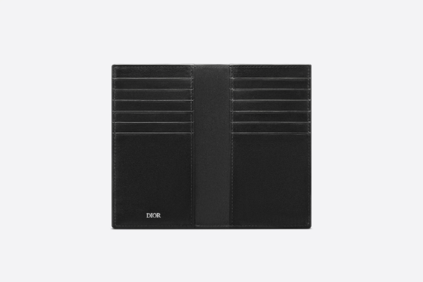 Vi Dior Long BI-Fold Card Holder 'Black CD Diamond' 2ESCH147DCO-H43E