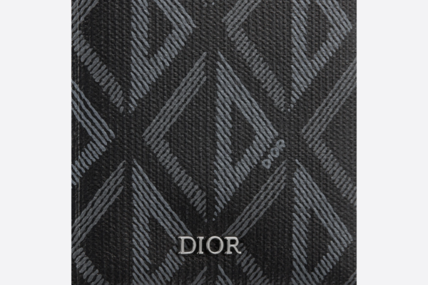 Vi Dior Long BI-Fold Card Holder 'Black CD Diamond' 2ESCH147DCO-H43E