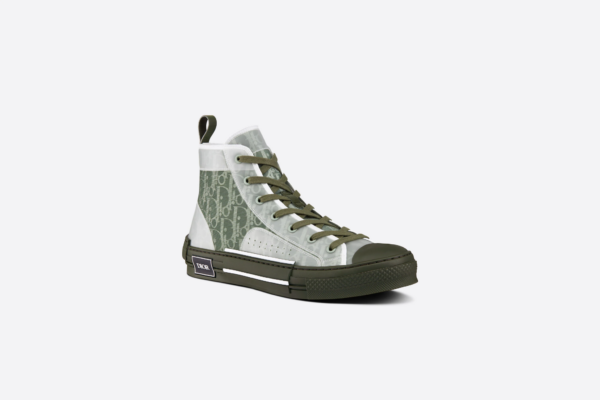 Giày Dior B23 High 'Olive Dior Oblique' 3SH118ZMK-H600 - Ảnh 2