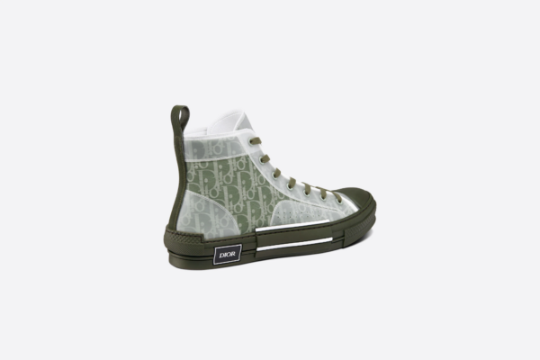 Giày Dior B23 High 'Olive Dior Oblique' 3SH118ZMK-H600 - Ảnh 3