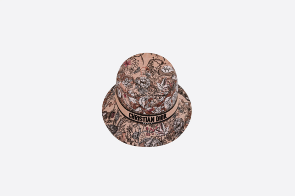Mu Dior D-Bobby Small Brim Bucket Hat 'Pink' 31JAM923X132-C481