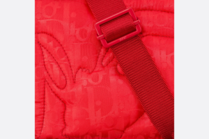 Tui Dior By Erl Pouch Strap 'Red Rabbit Motif' 2ESBC119RAY-H300