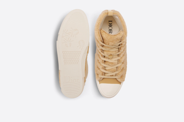 Giay Dior By Erl B23 High 'Beige Shearling Rabbit' 3SH129ZTR-H100
