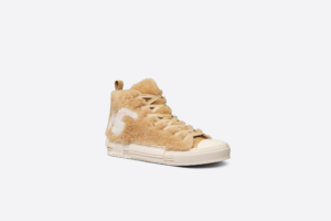 Giay Dior By Erl B23 High 'Beige Shearling Rabbit' 3SH129ZTR-H100