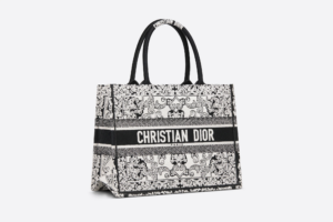 Tui Dior Book Tote Medium 'White Black' M1296ZMGA-M879