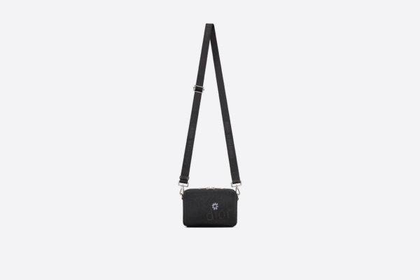 Tui Dior By Erl Pouch Strap 'Black Grained' 2ESBC119SER-H03E