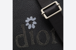 Tui Dior By Erl Pouch Strap 'Black Grained' 2ESBC119SER-H03E