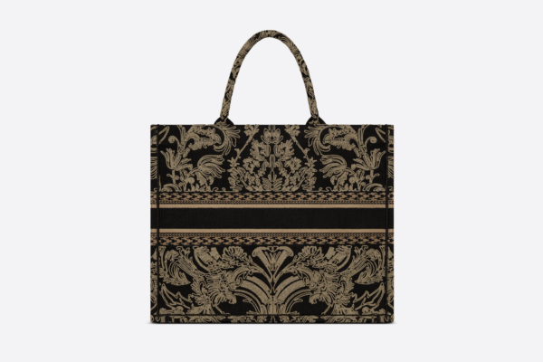Tui Dior Book Tote Large 'Black White' M1286ZMDR-M03C