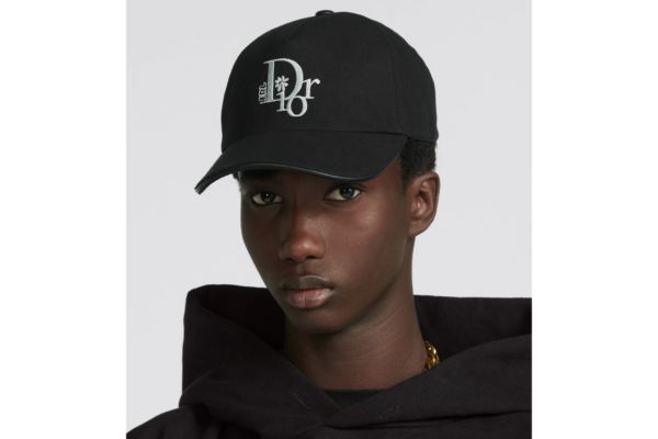 Mu Dior By Erl Baseball Cap 'Black Canvas' 243C904D4511-C980